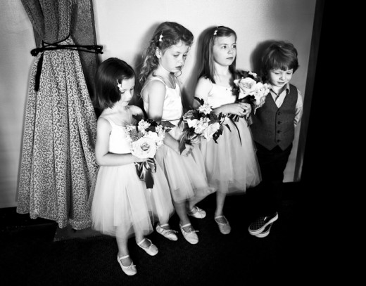 sweet little flower girls