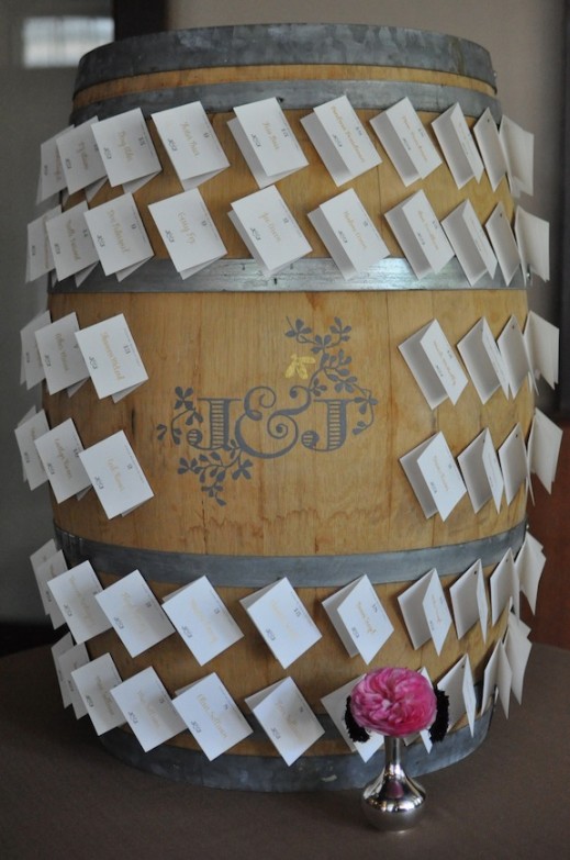 creative escort card display