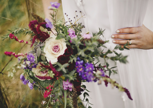 wildflower bridal bouquet seattle