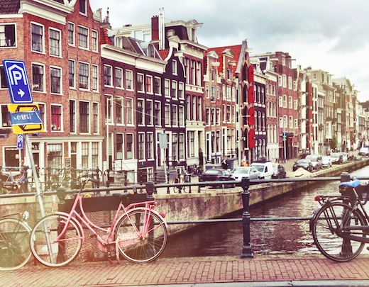 bikes amsterdam canal finch and thistle