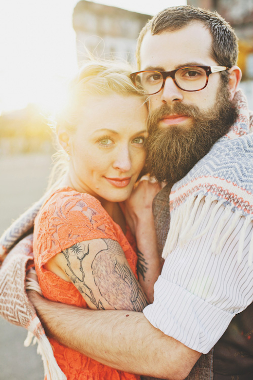 seattle engagement styled shoot design sponge chantal andrea