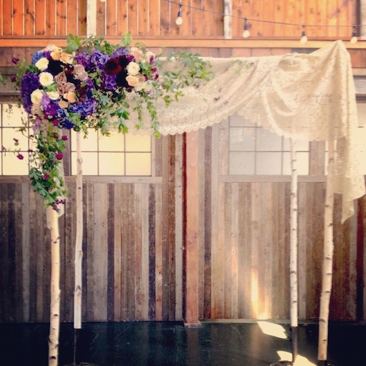 SODO park chuppah decor seattle