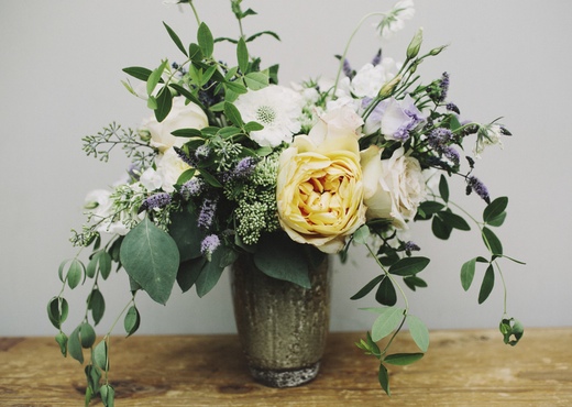 centerpiece finch and thistle barn wedding mazama design sponge