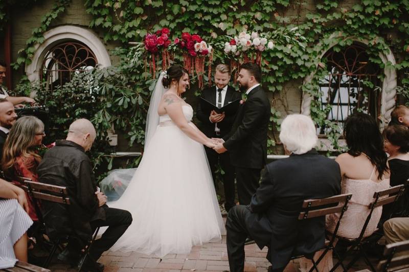 Finch & Thistle | Corson Building Wedding| Kristen Marie Photography